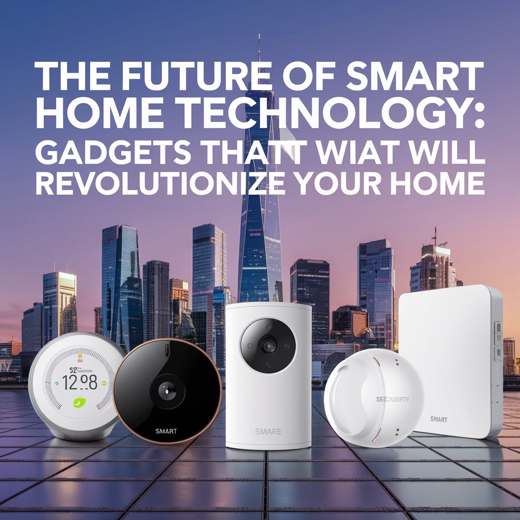 "The Future of Smart Home Technology: Gadgets That Will Revolutionize Your Home"